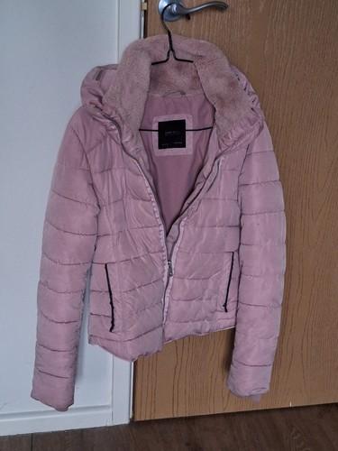 Zara pink jacket with hidden
