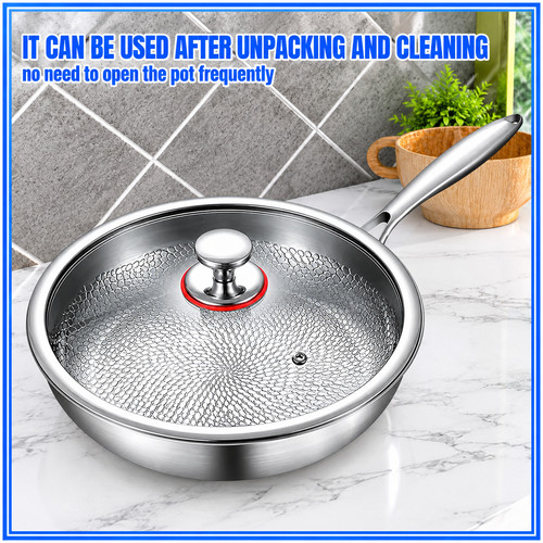 32cm titanium frying - titanium,