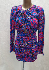 Zara Purple and Pink Ruched