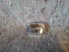 2005 Vespa LX 125 - Rear Grab Rail Handle Rack Infill Trim Cover Panel Badge