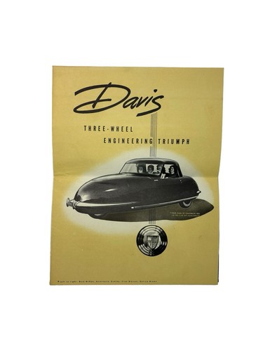1948 1949 davis - 1948-1949, 3-wheeler