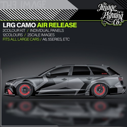 Universal large car camo decal - universal,