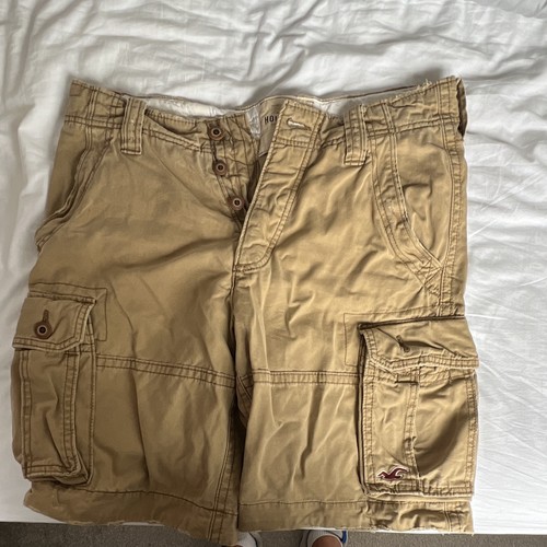 Hollister men beige cargo - hollister,