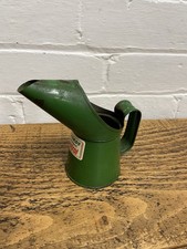 Vintage Halfords green oil can
