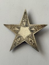 Antique Orange Order / Black  Preceptory Old Stock Side Sash Badge.