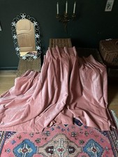 Pair of vintage dusky pink