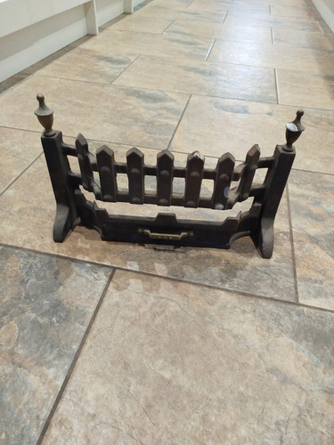 Cast iron fire grate fret - cast,