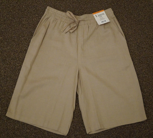 Ladies bon marche taupe linen - taupe,