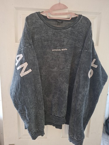 Boohoo man acid wash pullover - acid,