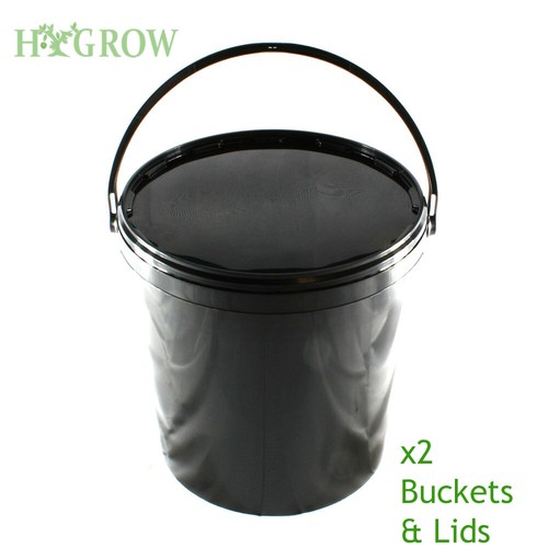 Black plastic litre - black, 20