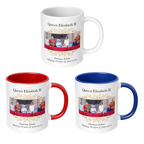 Queens platinum jubilee mug - jubilee,