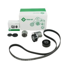 V-ribbed belt kit INA for VW