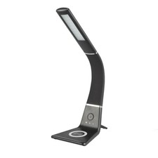 LED Table Desk Lamp Dimmable Bedside Reading Light & Wireless Phone Charger