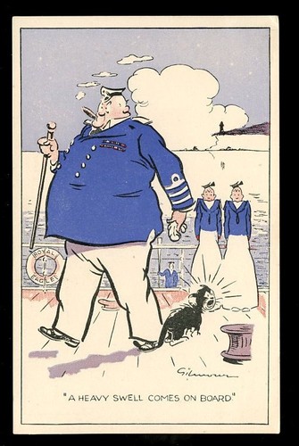 Navy british comic gilmour - british,