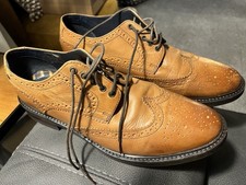 Base London Brown Leather Lace Up Brogue Shoes , Uk 11 , EUR 45