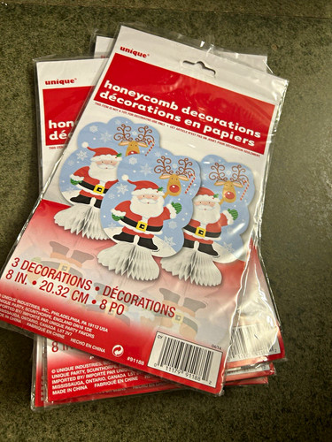 Christmas paper honeycomb - christmas,