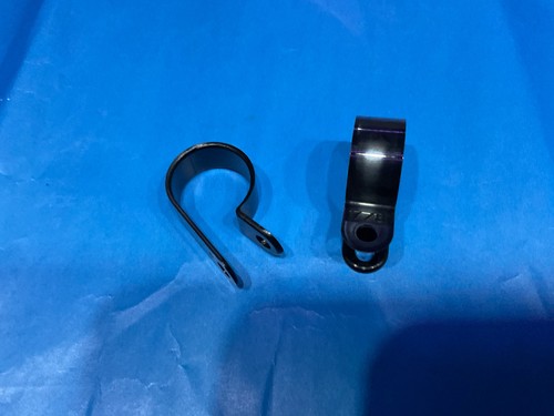 100 clips black nylon - clips,