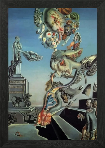 Salvador dali painting - dali, framed