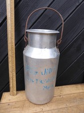 12 in. Aluminium Milk Churn or Bottle Carrier. Retains Lid .   (SC)