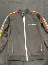 Palm Angels Black And Rainbow Tracksuit Jacket size Uk XL (ponty)