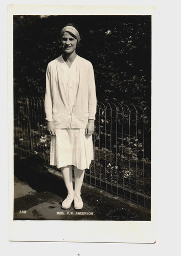 Tennis miss anderson - miss, p.w.