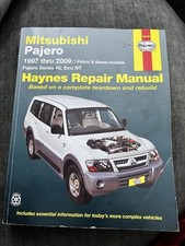 Mitsubishi Pajero NL NT Owners Workshop Manual 1997~2009 Haynes 9781563927911