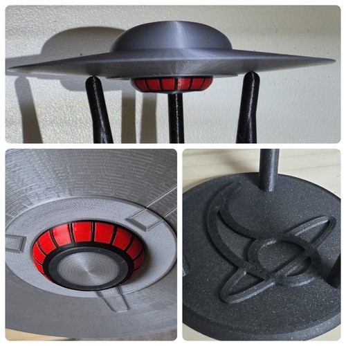 57d ufo flying saucer - saucer, (from