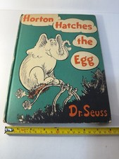 Dr Seuss Book Club RARE Vintage Hard Cover HC Horton Hatches The Egg 1940