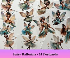 Fairy Ballerina, Ballet Art Postcards -  Set of 14