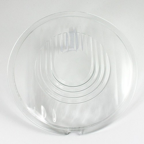 Domed pressed glass lens - domed,