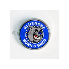 New Quality Circular Metal Pin Badge - Bluenose Born & Bred, BCFC, Birmingham