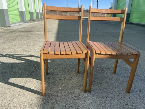 Vintage oak chairs very - vintage,