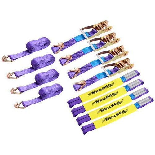 8pc ratchet straps car - straps,