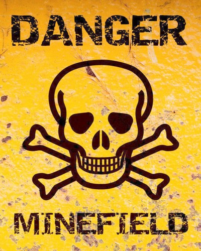 Danger minefield second world - second,