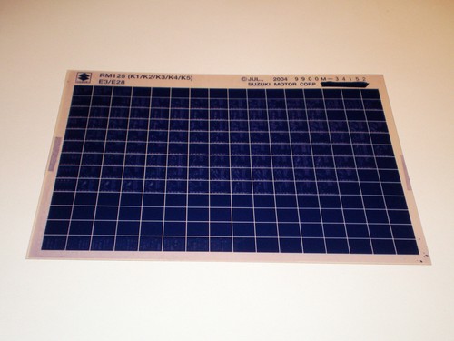 Microfiche spare parts - spare, catalog