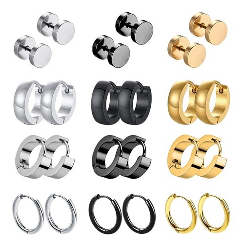 Mens huggie hoop earrings - huggie,