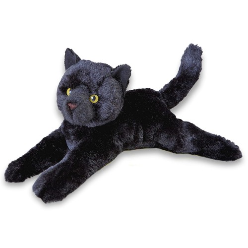 Douglas tug black cat plush - cat,