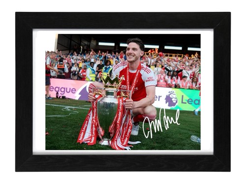 Declan rice signed photo 6x4 - rice,