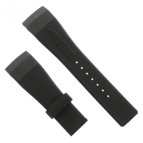Zenith black rubber - rubber, watch