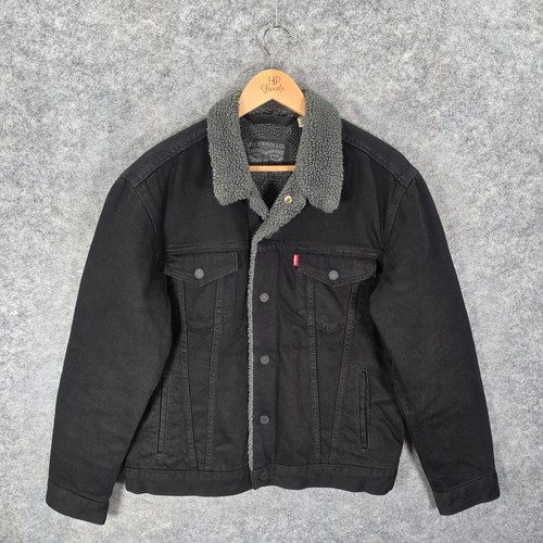 Levis jacket mens black - jacket,