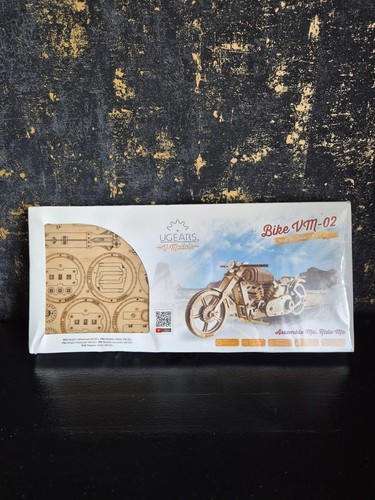 Ugears bike wooden - bike, vm-02:wooden