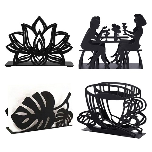 Iron napkin stand with strong - iron,