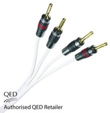 QED Silver Anniversary XT BI-WIRE Speaker Cable 2+4 AIRLOC Forte Plugs SINGLE