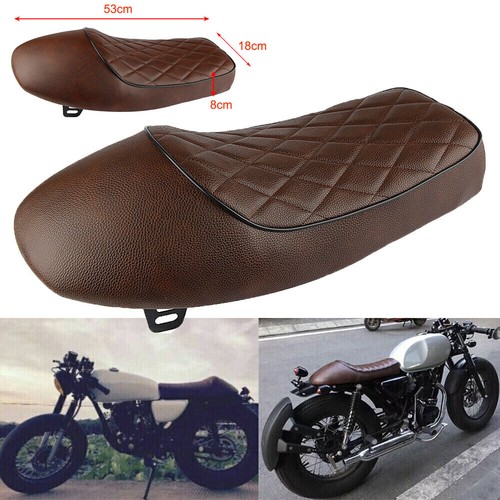 Motorcycle seat flat brat hump - brat,