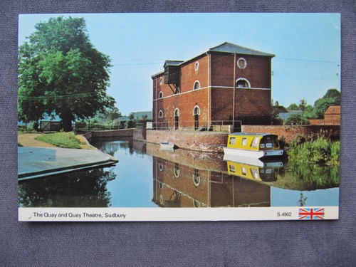 Vintage postcard the quay - vintage,