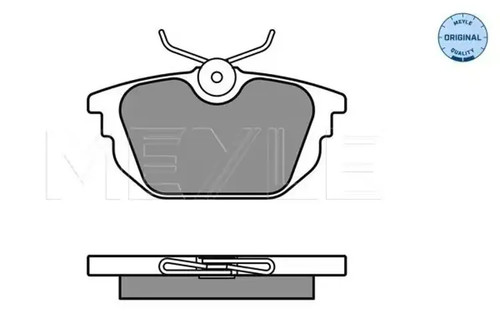 Brake pads rear - pads, 231