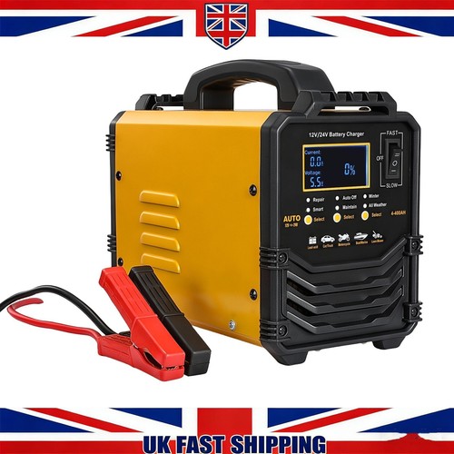 Heavy duty car battery charger - battery,