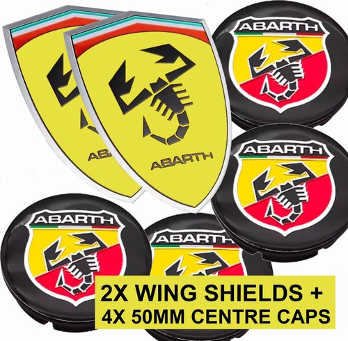 Abarth 595 50mm alloy centre - 595,
