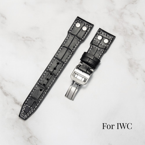 Genuine leather watch strap - leather,