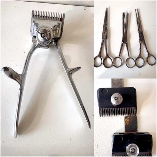 Vintage barbers clippers and - clippers,